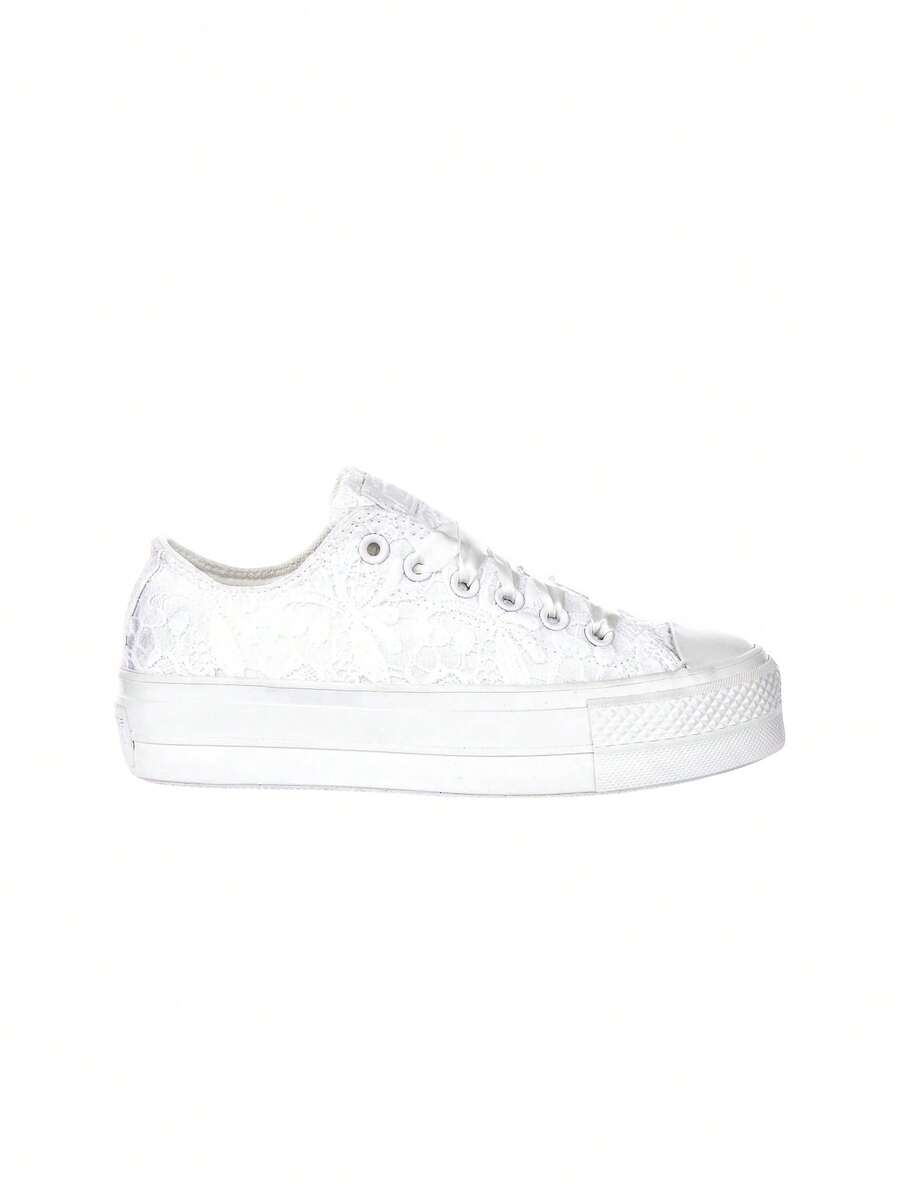 Converse Chuck Taylor All Star Woven Women Casual Athletic Shoes White A15005C - White/White/White - 查看 1