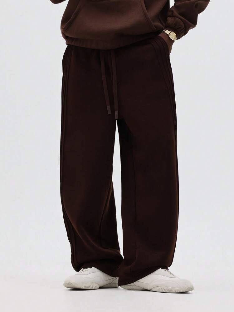 Luźne spodnie dresowe ze ściągaczem
