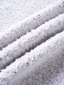 ROMWE MEN Street Life 男士休闲宽松针织开衫，单排扣，长袖，秋冬款 - 淺灰色 - 查看 8