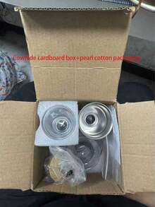 11.80Z Glass Mouthwash Dispenser ForBathroom With Stainless Steel & BambooNozzle, Mouthwash Cup Reusable, BambooTray, And Elegant Gold Sticker.(Clear - Multicolor - View 14