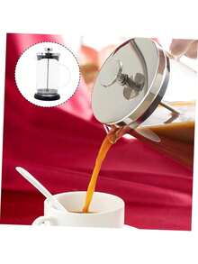 1PC350ML/600ML/800ML/1000ML French Press Coffee Plunger Stainless Steel Set Cold Brew Coffee Maker Press Pot Household Milk Maker Elegant Design Stainless Steel Set Cold Brew Coffee Maker Press Pot Household Milk Maker Elegant Design Stainless Steel Set Cold Brew Coffee Maker Press Pot Household Milk Maker Elegant Design Back To School - Multicolor - View 15