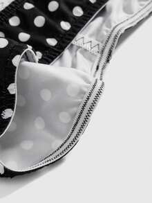 ROMWE Bộ 3 áo crop top họa tiết da báo, ngựa vằn, chấm bi J-Fashion dành cho nữ - Nhiều màu - Xem 10