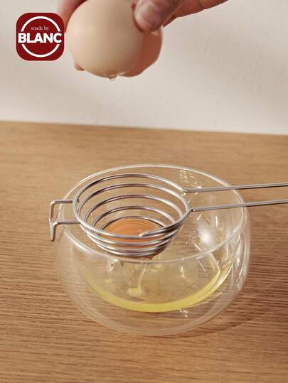 1 pieza Divisor de huevos de acero inoxidable