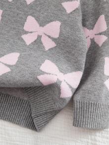 SHEIN Playful Pals Baby Girl Bow Decor Round Neck Long Sleeve Casual Sweater Bow Baby Clothes Baby Girl Winter Sweaters Baby Sweaters Baby Girl Jumper Baby Knitted Sweater Solid Color Baby Sweater Baby Bow Pattern Sweater Baby Knitwear Baby Sweater Baby Autumn Winter Baby Girl Jumper Baby Girl Sweaters Baby Clothes Girl Fall Sweater Baby Long Sleeve Top Baby Clothes Black Baby Tops Toddler Tops Baby Clothes Girl Fall Sweater Baby Knit Jumper Baby Girl Knit Sweater Baby Girl Fall Sweater Baby Clothes Girl Sweater Baby Solid Color Knitted Sweater Baby Girl Clothes Baby Girl Sweater Baby Girl Jumper Baby Clothes Girl Fall Sweater Sweaters For Toddler Girls Baby Knitwear Baby Clothes Girl Autumn Winter Baby Girl Autumn Winter Baby Clothes Girl Fall Sweater Toddler Sweater Baby Girl Clothes Fall Baby Sweater Baby Girl Fall Winter Baby Knit Sweater Girl Baby Sweater Autumn Winter Clothes Baby - Grey - View 5