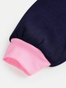 Girlism 少女休闲学院风街头字母数字印花圆领卫衣搭配高腰阔腿直筒针织裤套装，灰色返校穿搭套装，灰色女童运动裤套装 - 彩色 - 查看 6