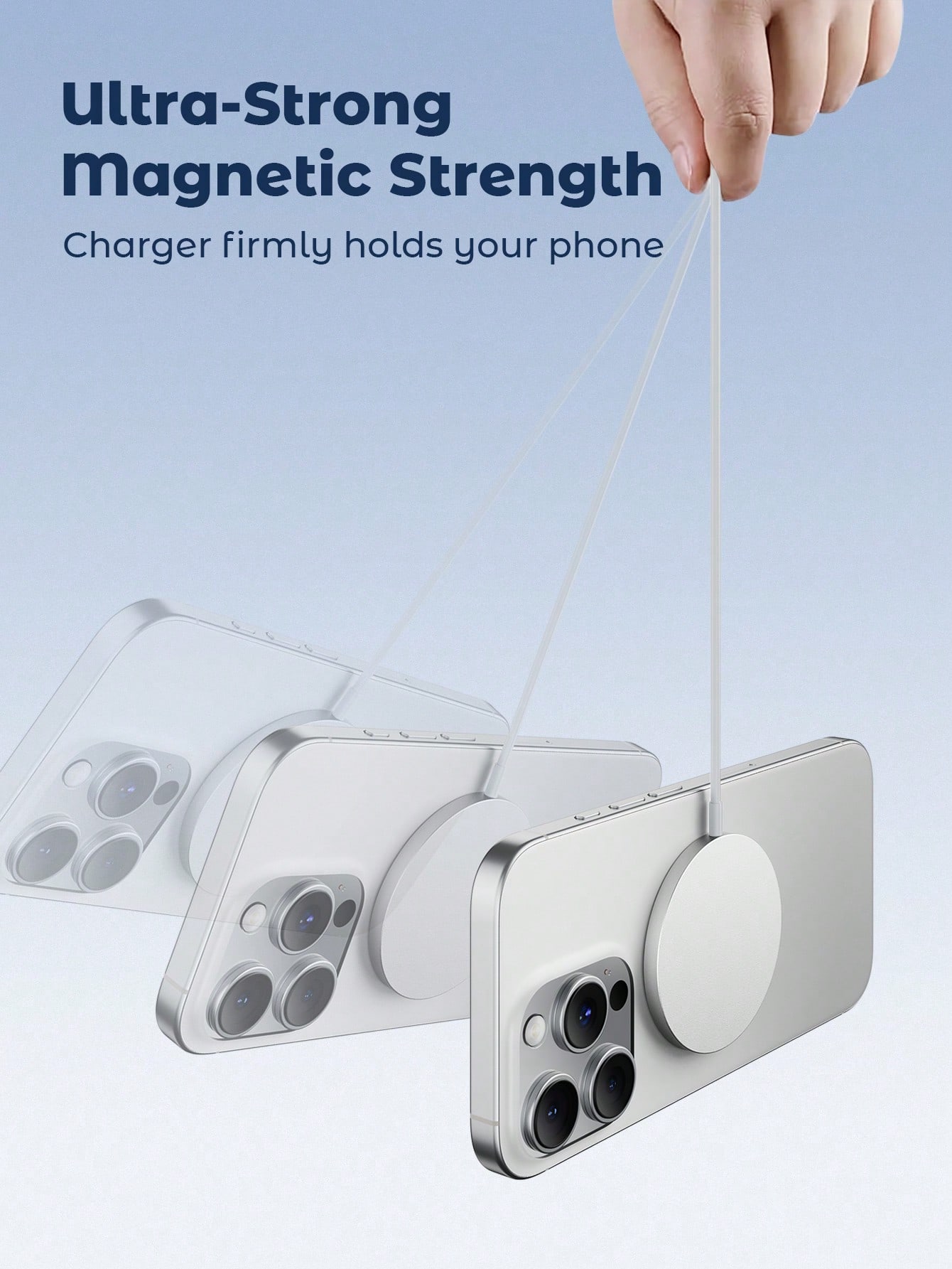 شاحن لاسلكي مغناطيسي سريع 15 واط لأجهزة آيفون 17/1...