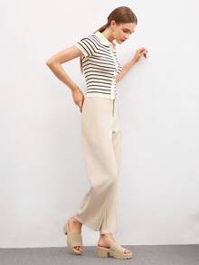 CUCCOO BASICS Sandalias de tacón alto con suela gruesa color albaricoque, de moda para ir al trabajo, de compras, citas y fiestas