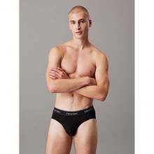 Calvin Klein 3 Pack Men's Briefs - black/glacier/blue bell - View 4