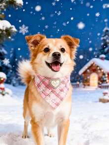 PETSIN 宠物圣诞围巾一件装；宠物圣诞项圈一件装；宠物口水巾一件装；宠物配件一件装；宠物用品一件装 - 彩色 - 查看 20