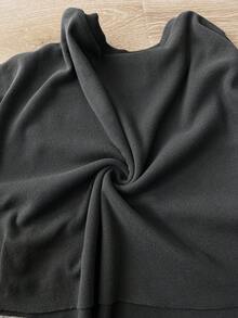 SHEIN 两件套孕妇休闲纯色吊带连体裤和上衣套装 - 灰色 - 查看 4