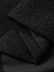 DAZY 韩版女士宽松无袖优雅中长连衣裙 - 黑色 - 查看 6