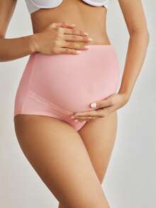 Moonlight&Mama 3pcs High Waist Maternity Briefs,Pink,Summer,Simply Iconic Supportive Comfortable Skin-Friendly Fashionable Chic Pregnant Women Postpartum Panties - Multicolor - View 1