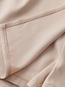 Franclia Women's Wrap Front Long Sleeve Top And Shorts 2 Pieces Set - Multicolor - View 3