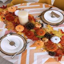 8Pcs-Velvet Faux Pumpkins For Halloween Decor - Elegant Mix Of Orange, Brown & Champagne | Perfect For Fall, Thanksgiving & Harvest Season Home Accents Pumpkin Decor Pumpkin Decorations Best Gifts Birthday Graduation,Halloween Party Decorative, Christmas Decorations Random Color - 彩色 - 查看 3