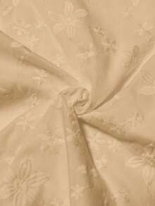 EMERY ROSE Đầm suông tay lỡ màu trơn thời trang gợi cảm giản dị dành cho nữ - Màu be - Xem 4