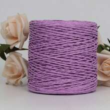 1Roll 120g Natural Raffia Straw Yarn Raffia Paper Knitting Material Cushion Baskets Hat HandBag Colrful DIY Crochet Supplies - Multicolor - View 25