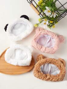 PETSIN 1pc Cute Teddy Bear Pet Hat, Funny Costume Cosplay Animal Cartoon Headwear - Multicolor - View 1