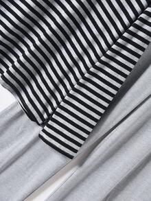 Rusticease Women's Casual Striped Top And Solid Color Pants 2 Pieces Set, Autumn Winter Clothes For Women Clothes For New Year  Winter Clothes For Women Vacation Outfits Women Elegant Women's Set