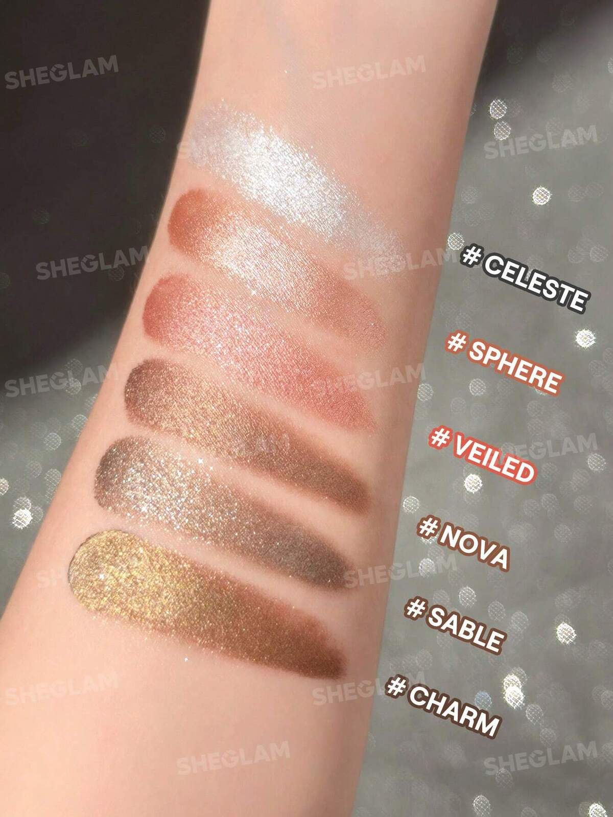 Starstruck Cream Eyeshadow Pot-Celeste Brand Beauty Makeup Face Paint Cosmetic For Women Girls Perfect For Fall Winter Ideal For Y2K Fancy Fashion Suitable For Birthday Christmas Present Party Ready Best Color