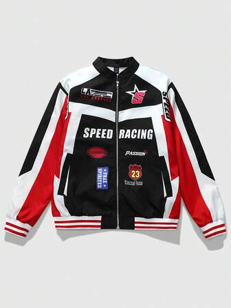 Street Life Veste de course pour hommes, convient pour l'automne/l'hiver