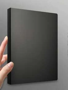 1PC A4 Size Clear PP File Folder 4 Ring D Ring Binder 2 Hole Punched Waterproof Document Organizer For School College Office Work Business Report Thesis Project Planning Meeting Supplies Stationery Organization - 彩色 - 查看 20