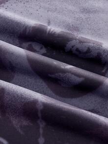 ROMWE MEN Street Life Pantaloni della tuta casual da uomo, stile moda di strada, con stampa di tigre e fiamma, vita con coulisse, gamba ampia e morbida