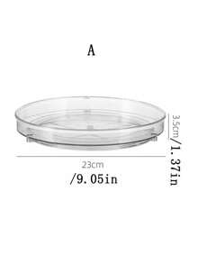 1 Stück Drehbarer Kosmetik-Aufbewahrungsständer für Badezimmer-Waschtisch, Schreibtisch-Organizer für Parfüm und Pflegeprodukte, mehrstöckige Kosmetik-Aufbewahrung für Kommode, für Urlaub, Strand, Badezimmer, Schlafzimmer, große Kapazität - Transparent - Übersicht 9