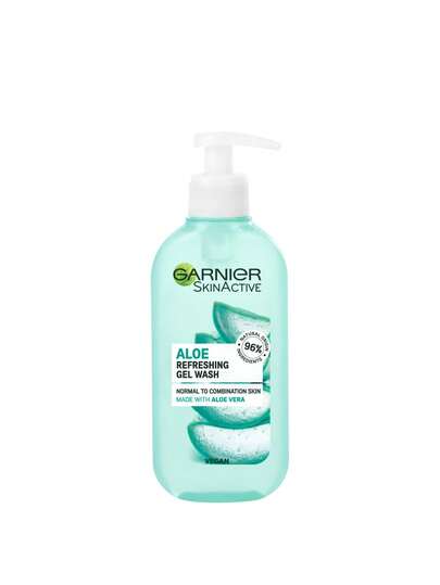 Garnier Natural Aloe Extract Gel Wash For Normal Skin 200 Ml