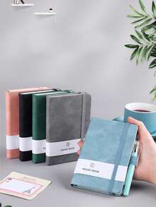 A7 Mini Notebook For Students, Bandage-Style Portable Memo Pad,School Supplies,Back To School - Multicolor - View 12