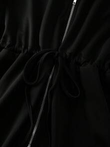 GlowEve 女式基本款高领束腰拉链两件套