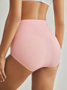Moonlight&Mama 3pcs High Waist Maternity Briefs,Pink,Summer,Simply Iconic Supportive Comfortable Skin-Friendly Fashionable Chic Pregnant Women Postpartum Panties - Multicolor - View 3