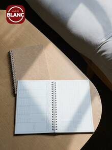 1 Stück Kraftpapier Monats-/Wochen-/Tagesplan-Spiralbuch, Sammelalbum Zubehör. Schulbedarf. Schule. Marker. Schreibwaren. Büro. Tagebuch. A5 Planbuch, Schüler, Notizbuch Terminplanbuch - Übersicht 3