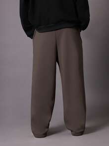 SUMWON 低裆慢跑运动裤，带刺绣徽标细节和抽绳腰部，休闲舒适