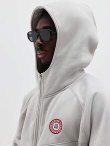 SUMWON Bộ đồ thể thao nỉ nỉ oversized cho nam mùa đông thường ngày - Xám - Xem 5