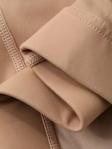 DAZY 女士连裤袜/紧身裤/打底裤 - 卡其色 - 查看 2