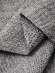 DAZY 女士优雅通勤交叉裹身毛衣和针织裤两件套