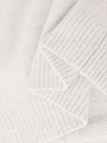 Travachic Plus Size Fashionable Women's Beaded Pullover Sweater In Fall/Winter - White - View 8