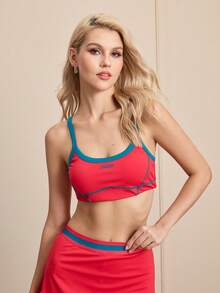 Cheerettes Sujetador deportivo casual para mujer para yoga, running y fitness