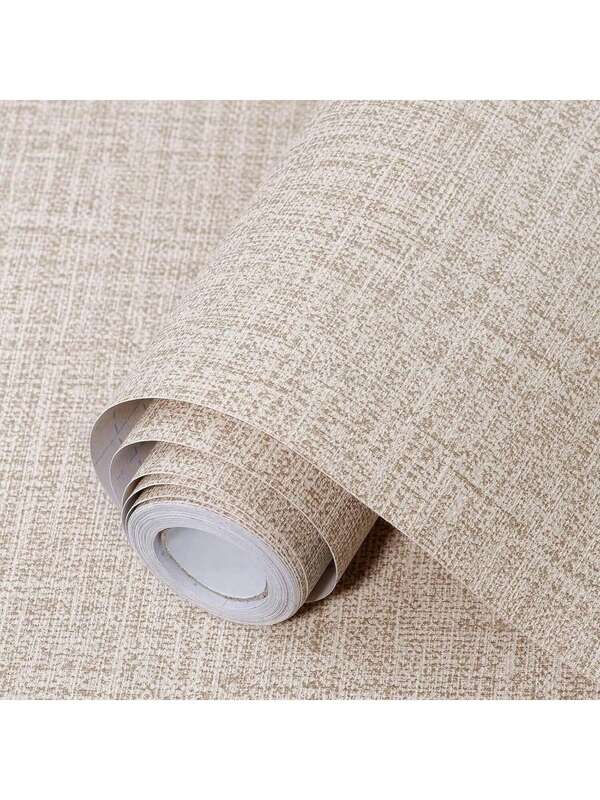1 Roll Light Gray Linen Wallpaper Home Decor Self Adhesive Peel And Stick Wall Paper For Bedroom Dinning Room Kitchen Cabinets Wall Stickers Thicken Mildew-Proof Removable Contact Paper For Countertops Furniture Renovation Wall Art Bedroom Decor Home Decor Living Room Party Decorations Living Room Decor Office Decor Home Decor Items Wall Decor Bathroom Decor Room Decoration Stuff House Decor Wallpapers