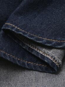 DAZY 女式短款牛仔夹克，新款设计，百搭牛仔衬衫