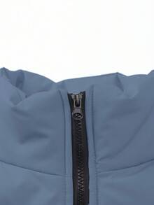 PAVTROS Men Winter Long Sleeve Coats,Manfinity Streetrush Men's Street Flame Pattern Winter Coats, Gift For Boyfriend,Blue - Multicolor - View 5