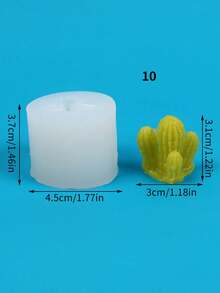 Khuôn silicon cây mọng nước, trang trí máy tính để bàn tại nhà, nghệ thuật trang trí nến thủ công tự làm, khuôn trang trí nến thơm thủ công, lô hội hoặc xương rồng, trang trí chậu sáng tạo, khuôn nến thịt cuộc sống vĩnh cửu không héo úa - trắng - Xem 32