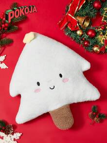 可爱圣诞树、花环、雪屋毛绒抱枕、儿童毛绒娃娃靠垫、圣诞节活动派对家居客厅卧室装饰、生日礼物娃娃 - 見詳情 - 查看 3