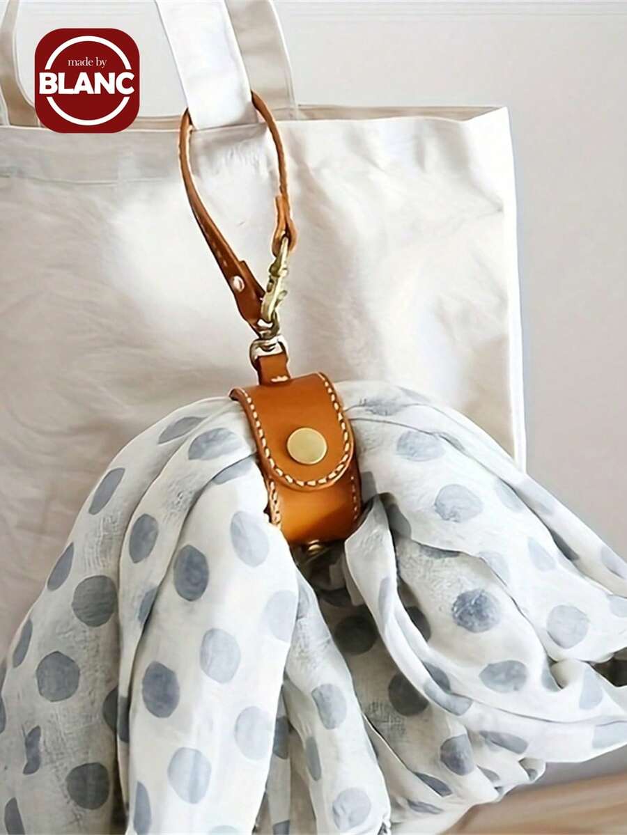 Soporte elegante de PU para bufanda y guantes - Accesorio versátil de llavero para bolsos de mujer, perfecto para almacenamiento de viajes al aire libre y ciclismo