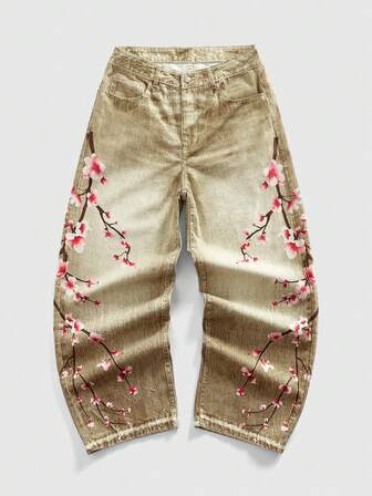 Street Life Jeans décontractés à coupe ample avec poches pour hommes