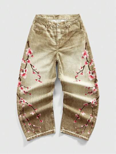 Street Life Jeans décontractés à coupe ample avec poches pour hommes