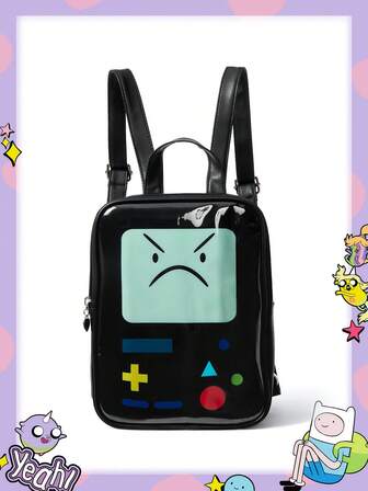 Adventure Time X ROMWE Zaino di moda, grande capacità e portatile per donna