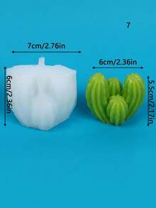 Khuôn silicon cây mọng nước, trang trí máy tính để bàn tại nhà, nghệ thuật trang trí nến thủ công tự làm, khuôn trang trí nến thơm thủ công, lô hội hoặc xương rồng, trang trí chậu sáng tạo, khuôn nến thịt cuộc sống vĩnh cửu không héo úa - trắng - Xem 40