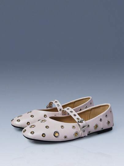 CUCCOO GRLICON 女士 Y2K 风格平底鞋，适合朋克、骑行者、酷女孩、万圣节、圣诞节、派对装扮