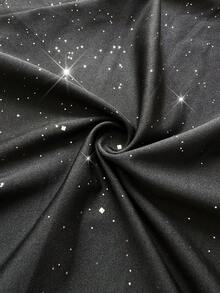 NU&NOW Plus Size Sexy Off-The-Shoulder 2 Pieces Set - Black - View 8